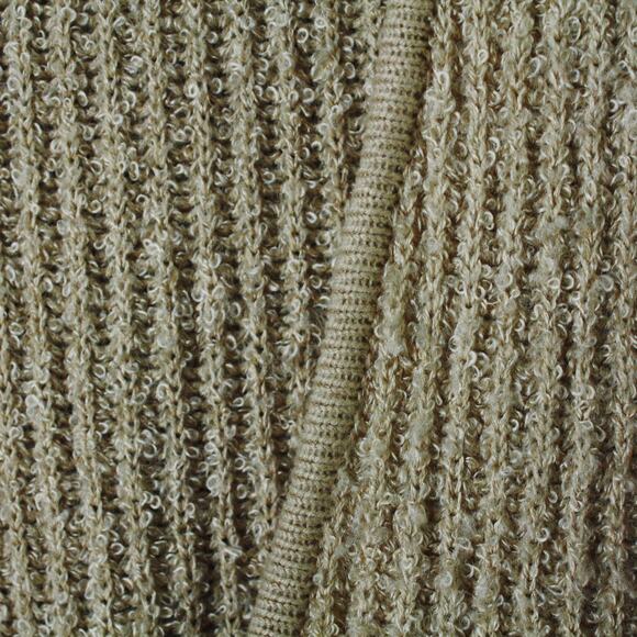 Vintage 90s Knit Cardigan | Slouchy Neutral Textured Sweater | Size M - Picture 5 of 7